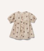 Crinkle Button Dress - Image 5